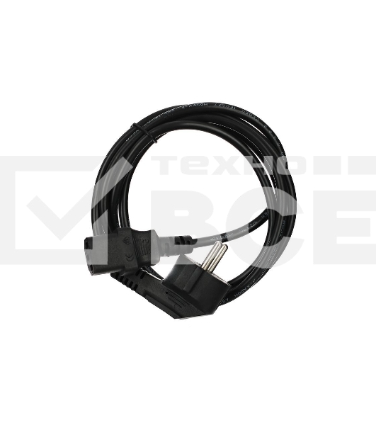 Кабель компьютер-розетка 220V (EURO) <VDE> 3G0,75mm2 VCOM {CE021-CU} 1,8м