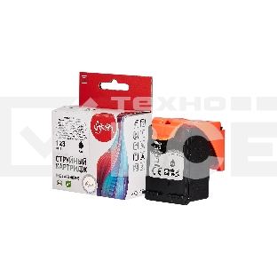 Струйный картридж Sakura F6V17AE (№123 Black) для HP, черный, 18 мл., 600 к.