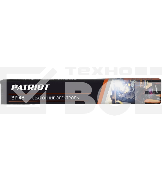 Электроды сварочные PATRIOT, марка ЭР 46, диам. 2,5мм, длина 350мм, уп. 1кг