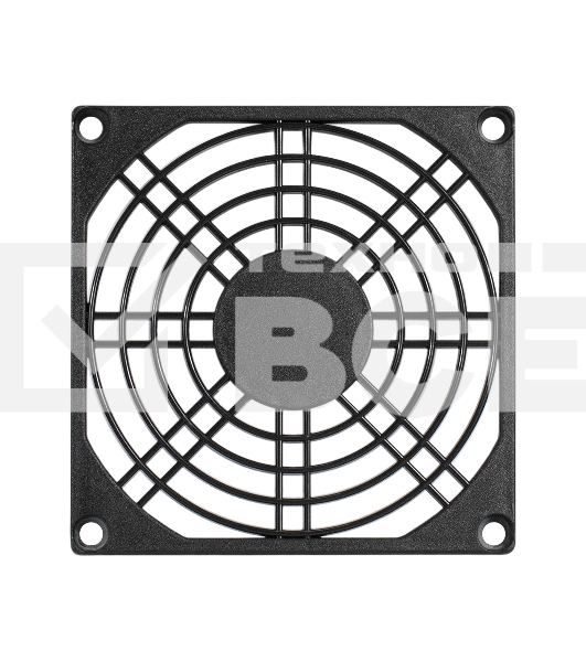 Решетка для вентилятора 90x90 ExeGate EG-090PSB (90x90 мм, пластиковая, квадратная, черная)