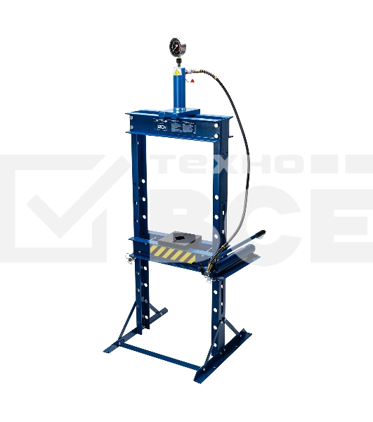 Пресс гидравлический с манометром, 20 т (комплект из 2 частей) Stels