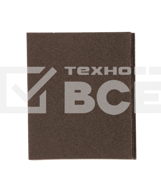 Шлифлист на тканевой основе Сибртех, P 60, 230 х 280 мм, 10 шт., влагостойкий