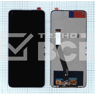 Дисплей для Xiaomi Redmi Note 9, Redmi 10X черный