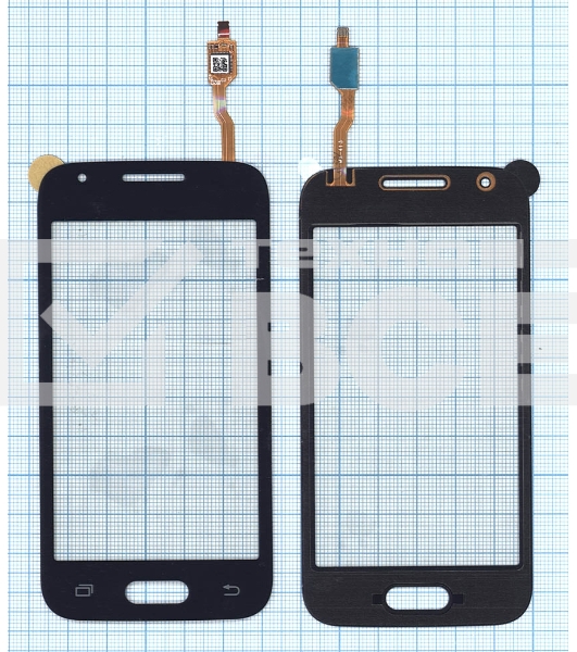 Сенсорное стекло (тачскрин) для Samsung Galaxy Ace 4 SM-G313F, черное