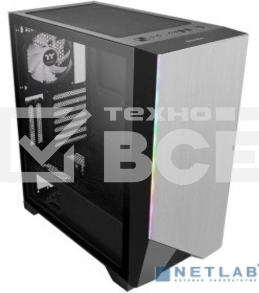 Компьютерный корпус Thermaltake H550 TG RGB черный без БП ATX 5x120mm 5x140mm 2xUSB2.0 1xUSB3.0 audio bott PSU