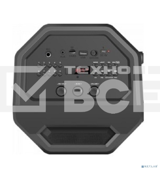 Портативная акустика Defender Rage 50 Вт Light/BT/FM/USB/LED/TWS черный