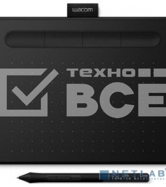 Графический планшет Wacom Intuos S CTL-4100K-N USB черный