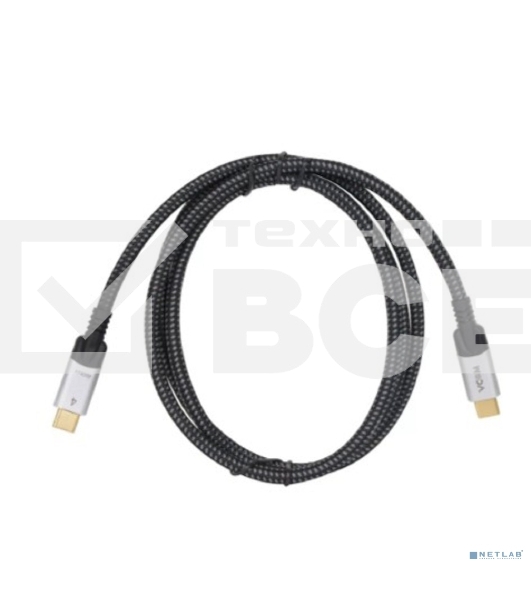 Кабель USB4 TCM--TCM, 5K@60Hz, 40GBps, PD 240W, 5A, VCOM, 1.2м