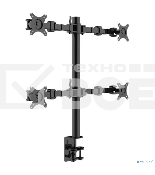 Кронштейн ONKRON D421E для четырех мониторов 13