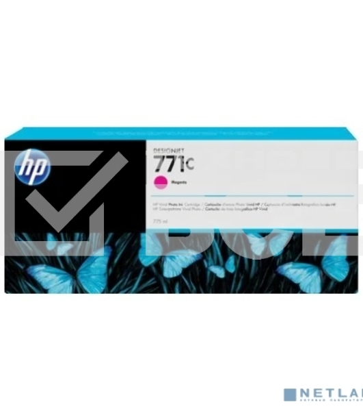 Картридж струйный HP №771C B6Y09A пурпурный для HP DJ Z6200 (775мл)