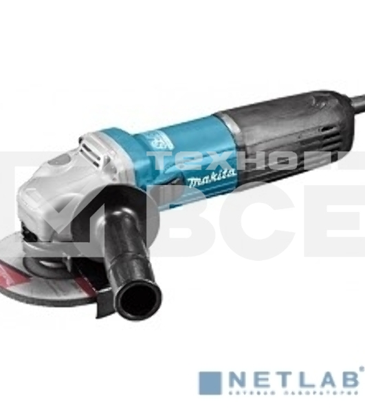 Угловая шлифовальная машина Makita GA5040C УШМ,ф125мм, 1400Вт,2800-11000об\м,2.5кг,кор,муфта SJSII,anti-restart,пл. пуск