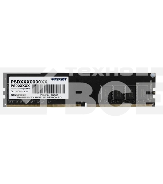 Оперативная память Patriot Signature, DDR5, 8GB (1x8 GB), 5200 MHz, CL42