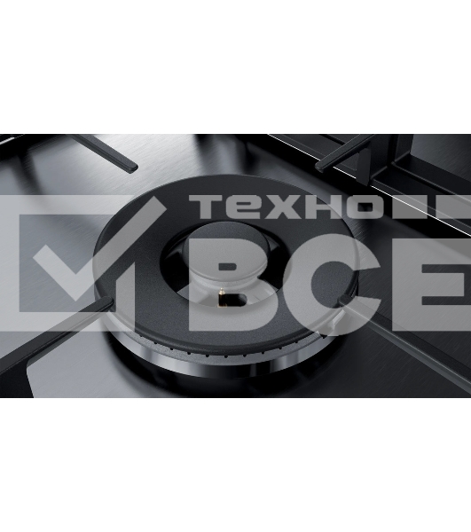 Газовая варочная поверхность Bosch PCR9A5B90M нержавеющая сталь
