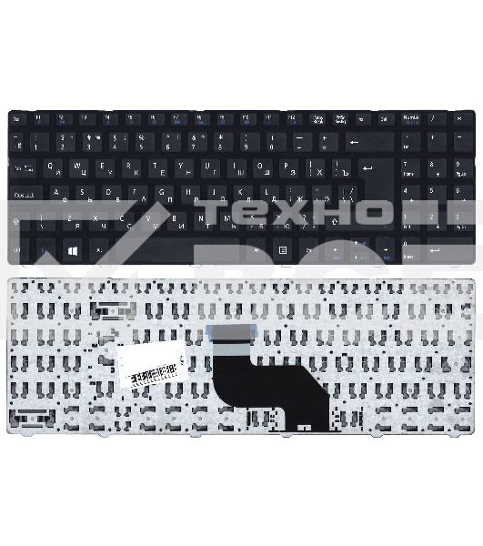 Клавиатура для ноутбука MSI CR640 CX640, черная c рамкой, большой (вертикальный) Enter