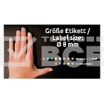 Этикетки Avery Zweckform 3090 104шт на листе диаметр 8мм/70г/м2/4л./ассорти самоклей. универсальная, фото 1