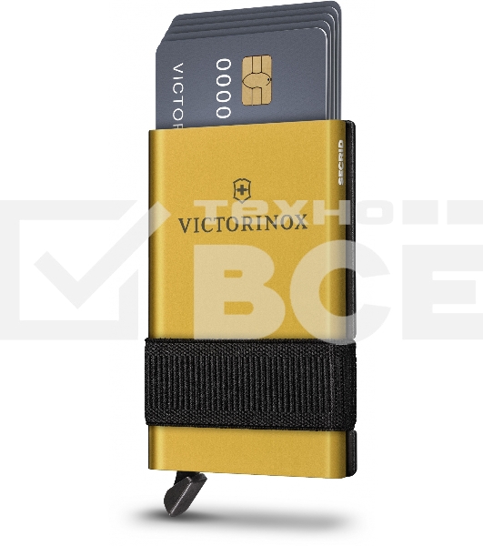 Швейцарская карта Victorinox Smart Card Wallet Delightful (0.7250.38) золотистый коробка подарочная