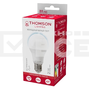 Лампа LED Thomson E27, груша, 17Вт, 6500К, белый холодный, TH-B2306, 1 шт.
