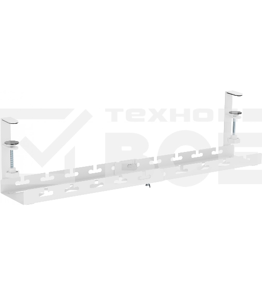 Кабель-канал Cactus CS-CM-700-1WT для столов 72.8x13x19см белый
