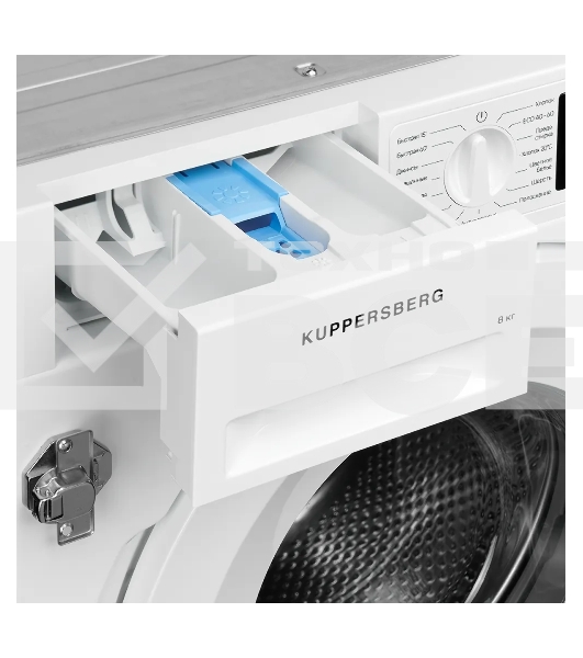 Встраиваемые стиральные машины Kuppersberg WM 540, 8кг 1400 об/мин, инвертер, 15 программ, 81.9х59.8х55 см