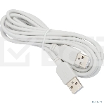 Кабель Rexant USB-A - USB-A, 2,4А, 3м, ПВХ, серый, фото4