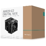 Кулер для процессора DEEPCOOL AK620 G2 DIGITAL NYX LGA1851/1700/1200/115X/AM5/AM4 (8шт/кор, TDP 260W, PWM, DUAL Fan 120мм, 6 тепл. трубок, Copper Base, черный) RET (R-AK620G2-BKNNMN-GJD-1), фото10