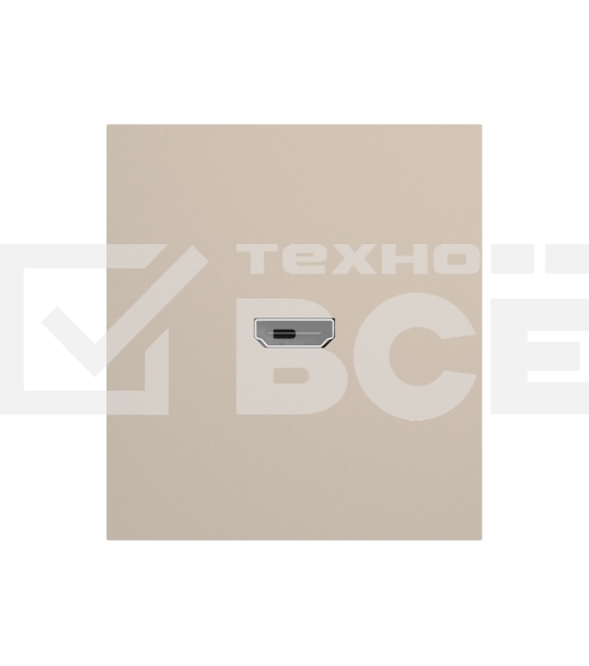 Розетка KRANZ STRONG HDMI с/у шелк