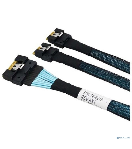 Кабель Shenzhen Lianrui SlimSAS ST (Straight) - 8 x SATA 80cm Cable