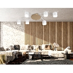 Потолочный светильник Ambrella light FL51755/6 WH/GD белый/золото GX53/6 max 12W 870*570*110, фото4