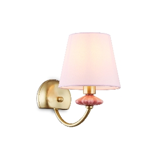 Настенный светильник Ambrella light LH75027 GD/PI золото/розовый E14 max 40W 240*150*240