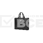 Сумка для ноутбука Сумка Continent CM-142 Black {полиэстр/эко кожа, черная 15.6