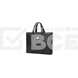 Сумка для ноутбука Сумка Continent CM-142 Black {полиэстр/эко кожа, черная 15.6
