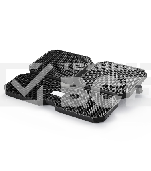 Подставка для ноутбука Deepcool MULTI CORE X6 15.6' 380x295x24мм 24dB 2xUSB 900g Fan-control черный