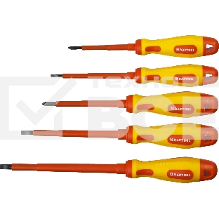 Набор KRAFTOOL EXPERT 250088-H6 Cr-Mo-V сталь. SL: 2.5. 4. 5.5. 6.5. PH: № 1. № 2. 6 предметов