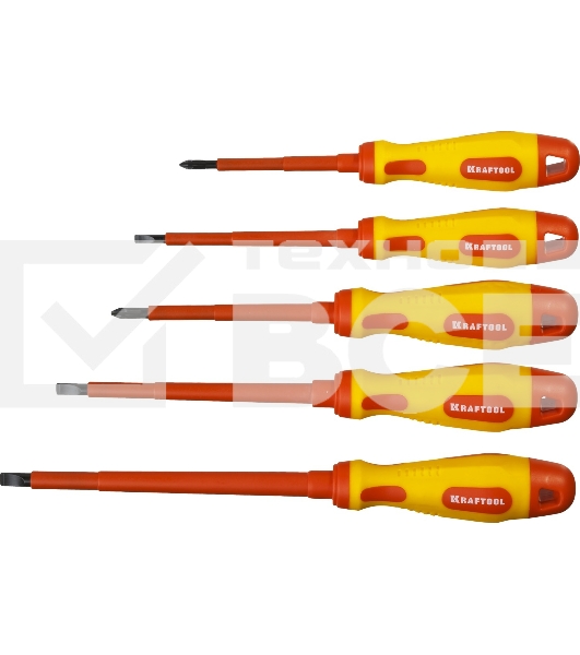 Набор KRAFTOOL EXPERT 250088-H6 Cr-Mo-V сталь. SL: 2.5. 4. 5.5. 6.5. PH: № 1. № 2. 6 предметов