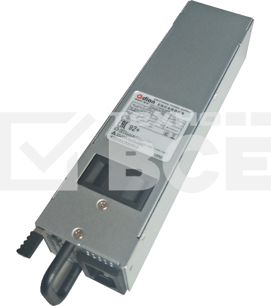 Серверный блок питания Qdion U1A-K10400-DRB (FPP-U1A-K10400-DRB) 1U Slim 400W (ШВГ=50.5*40*196mm), 80 PLUS  Golg, Oper.temp 0C~50C, AC/DC dual input