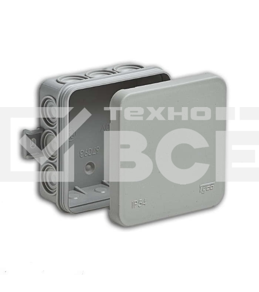 Коробка распр. ОП 85х85х35 IP54 Рувинил 67093