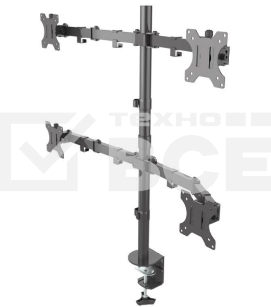 Кронштейн ONKRON D421E для четырех мониторов 13