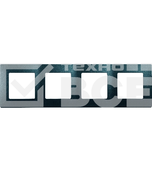 Рамка 4поста цвет антрацит ETIKA Рамка 4поста цвет антрацит ETIKA