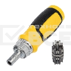 Набор Rexant 13 предметов с реверсивной отверткой, фото 1