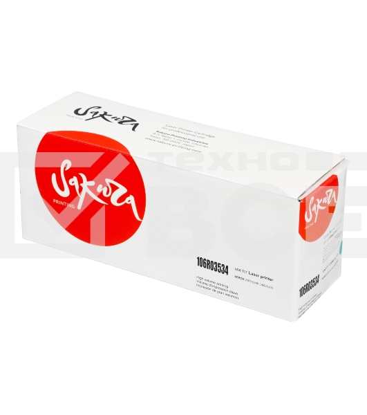 Картридж Sakura 106R03534 для Xerox Phaser VersaLink C400/ C405, голубой, 8 000 к.