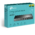 Коммутатор TP-Link 5-Port 2.5G Multi-Gigabit Desktop Switch, 5 × 2.5 G RJ45 Ports, Desktop Steel Case, Silent, Plug and Play, Wall mount., фото9