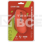 Мышь беспроводная Canyon MW-21 оранжевый, 1600 dpi, радиоканал, USB, кнопки - 7, фото 1