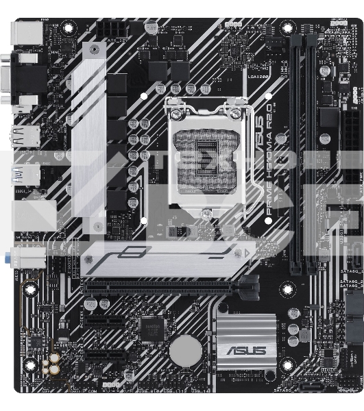 Материнская плата ASUS PRIME H510M-A R2.0, LGA 1200, Intel H470, 2xDDR4, 4xSATA, 1xM.2, 1xPCI-E 4.0 x16, 2xPCI-E x1, 1xHDMI, 1xDP, 1xVGA, 4xUSB-A 3.2 Gen 1, 2xUSB-A 2.0, 1x 1Gb LAN, 3x3.5 мм, 7.1, Micro-ATX