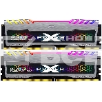 Оперативная память Silicon Power Xpower Turbine, DDR4, 32GB (2x16 GB), 3200 MHz, CL16, радиатор, RGB, серый, фото 1