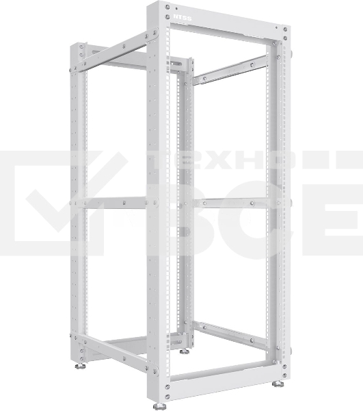 Стойка двухрамная NTSS NTSS-2POR42U/600-1000 42U 550ммx1000мм 600кг серый