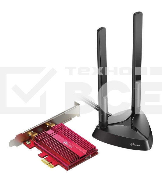 Адаптер TP-Link Wi-Fi 11AX 3000Mbps dual-band PCI-E adapter, two external Antennas