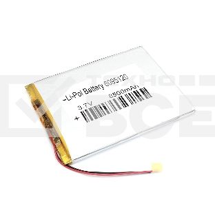 Аккумулятор Li-Pol (батарея) 6*95*120мм 2pin 3.7V/8500mAh