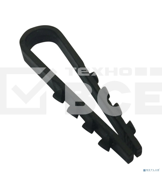 Дюбель-хомут Fortisflex (нейлон) ДХ 5-10 (ч) (100 шт.)