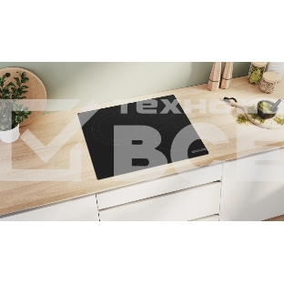 Электрическая варочная панель Bosch PKK611BB2E 60 см черный, 3 зоны нагрева, Размеры прибора (мм), 45 x 592 x 522 мм