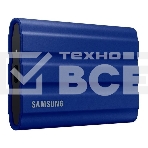 Накопитель  Samsung External SSD T7 Shield, 2TB, Type C-to-C/A, USB 3.2 Gen2, R/W 1050/1000MB/s, IP65, 88x59x13mm, 98g, Blue (12 мес.), фото7